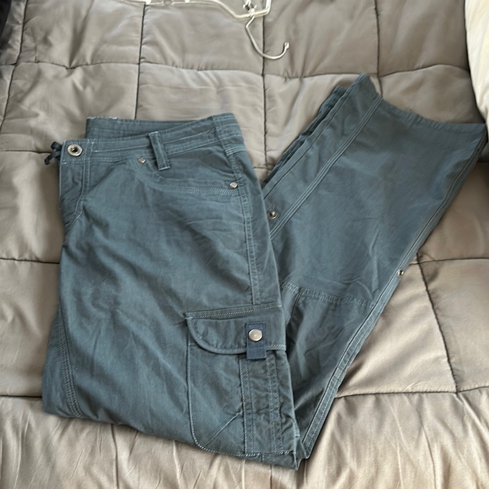 Women's Cargo Pants - Slate Gray